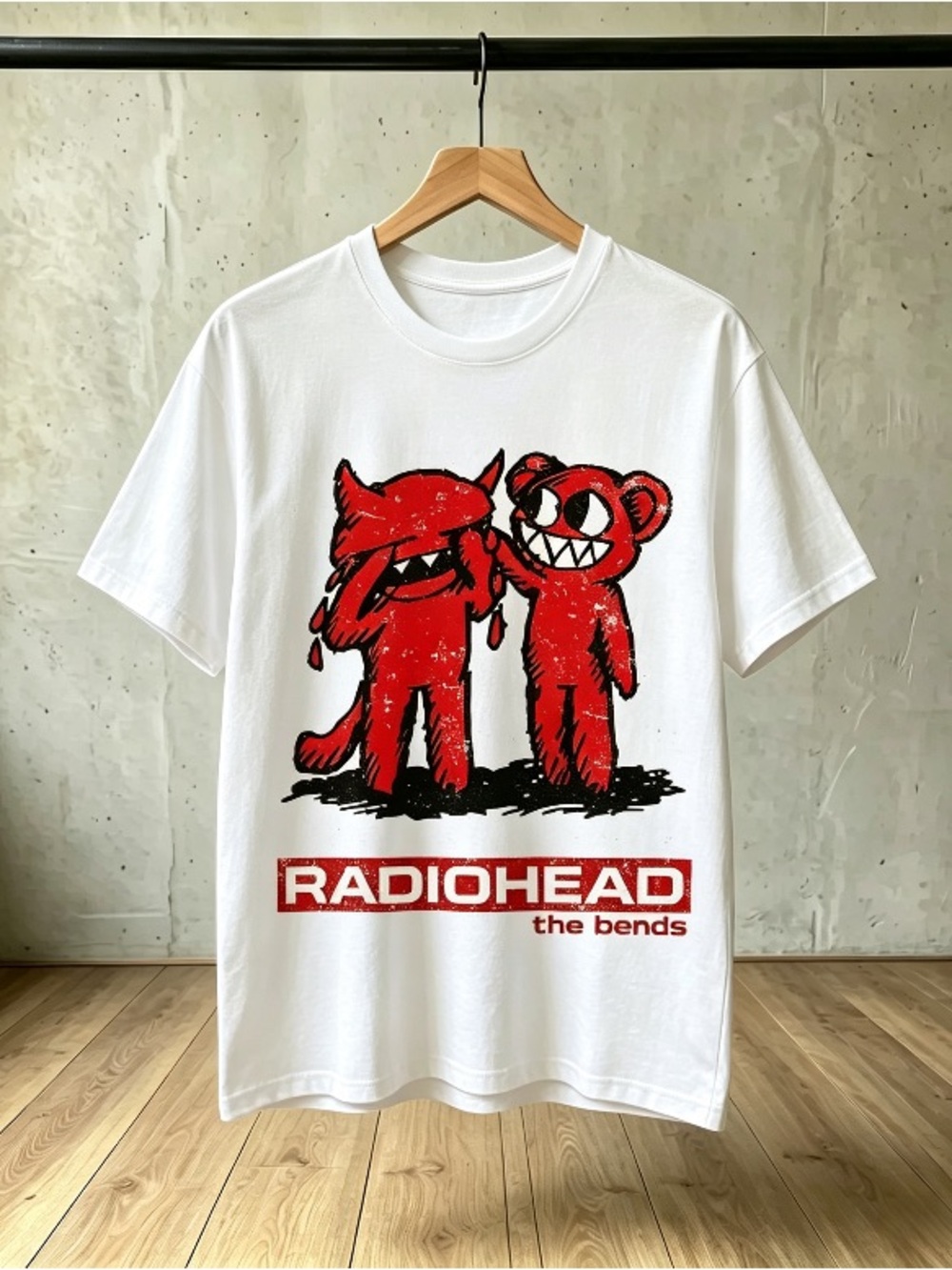 Radiohead The Bends Album Tee Indie Rock Band Graphics T-shirt Unisex